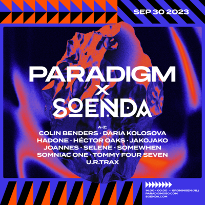 Line up release - Paradigm x Soenda 2023