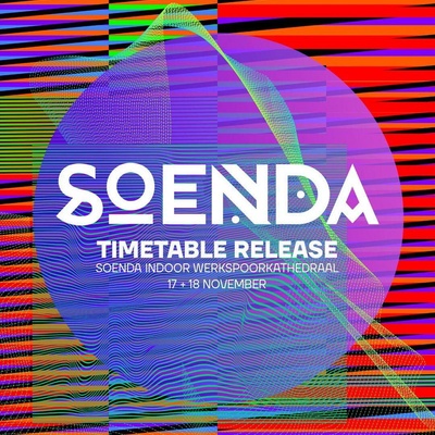Timetable - Soenda Indoor Werkspoorkathedraal 2023